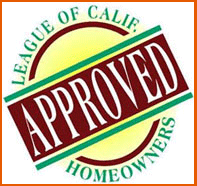 Approved member of the California League of Homeowners